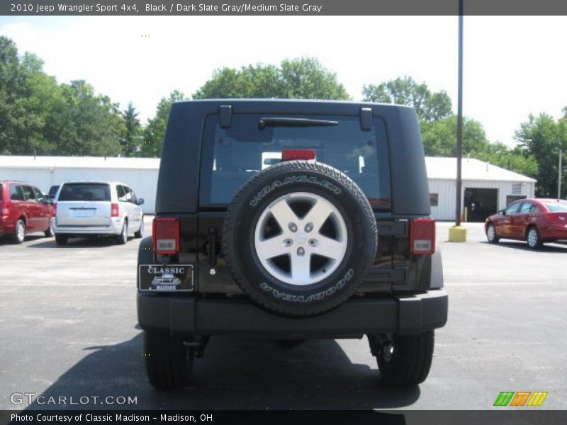Black / Dark Slate Gray/Medium Slate Gray 2010 Jeep Wrangler Sport 4x4