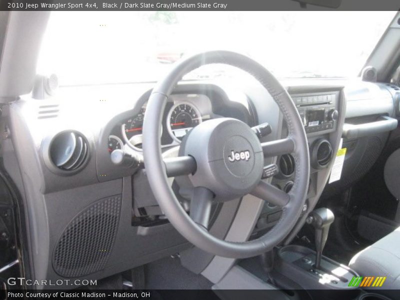 Black / Dark Slate Gray/Medium Slate Gray 2010 Jeep Wrangler Sport 4x4