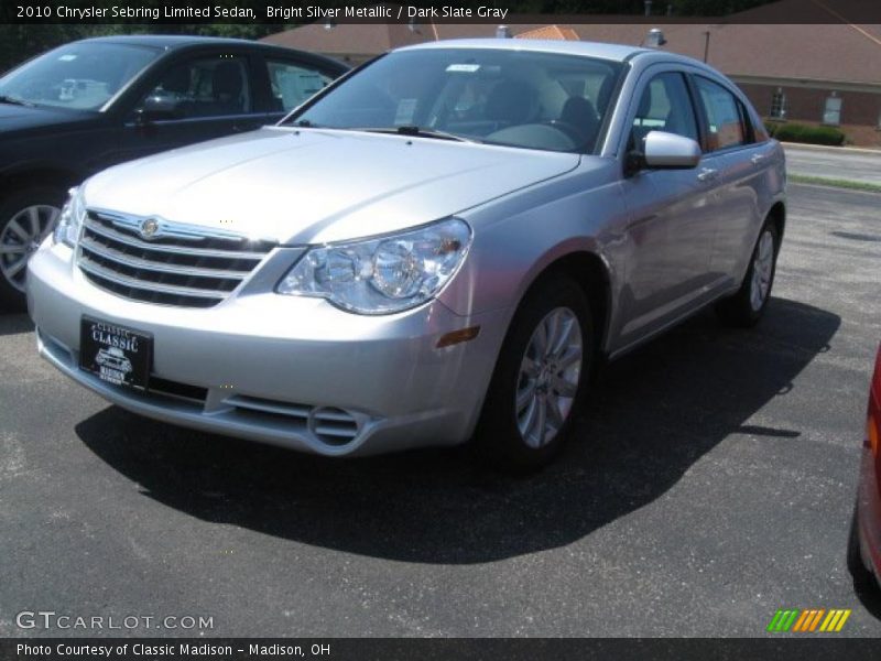 Bright Silver Metallic / Dark Slate Gray 2010 Chrysler Sebring Limited Sedan