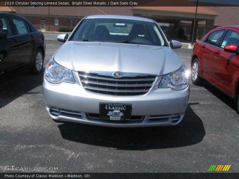 Bright Silver Metallic / Dark Slate Gray 2010 Chrysler Sebring Limited Sedan
