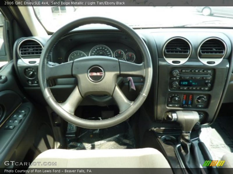 Sand Beige Metallic / Light Tan/Ebony Black 2006 GMC Envoy SLE 4x4