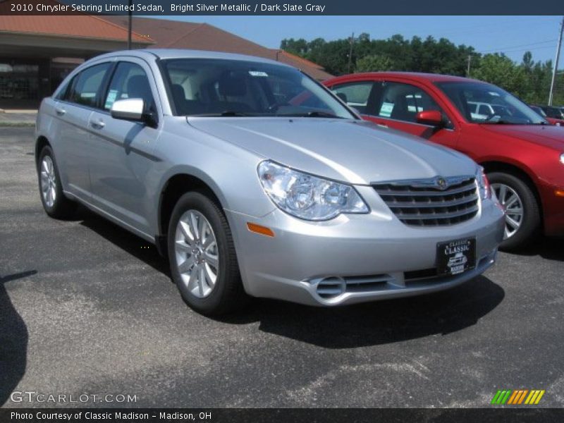 Bright Silver Metallic / Dark Slate Gray 2010 Chrysler Sebring Limited Sedan