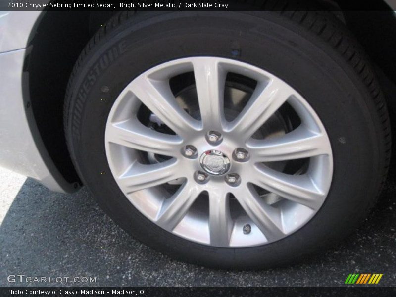 Bright Silver Metallic / Dark Slate Gray 2010 Chrysler Sebring Limited Sedan