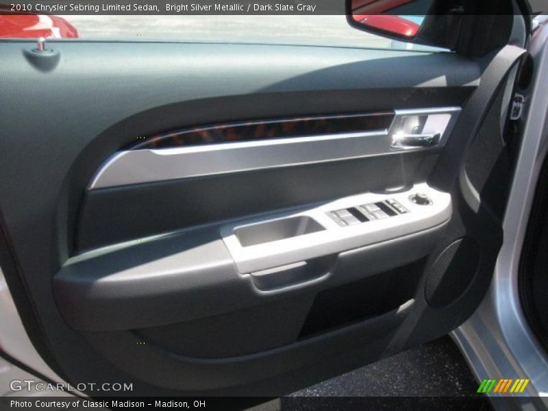 Bright Silver Metallic / Dark Slate Gray 2010 Chrysler Sebring Limited Sedan