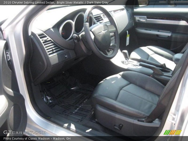 Bright Silver Metallic / Dark Slate Gray 2010 Chrysler Sebring Limited Sedan