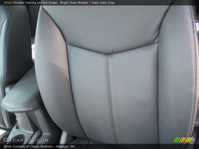 Bright Silver Metallic / Dark Slate Gray 2010 Chrysler Sebring Limited Sedan
