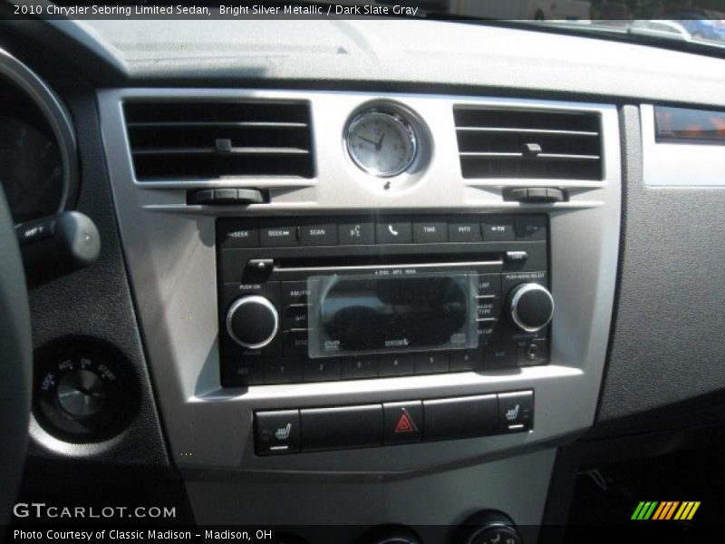 Bright Silver Metallic / Dark Slate Gray 2010 Chrysler Sebring Limited Sedan