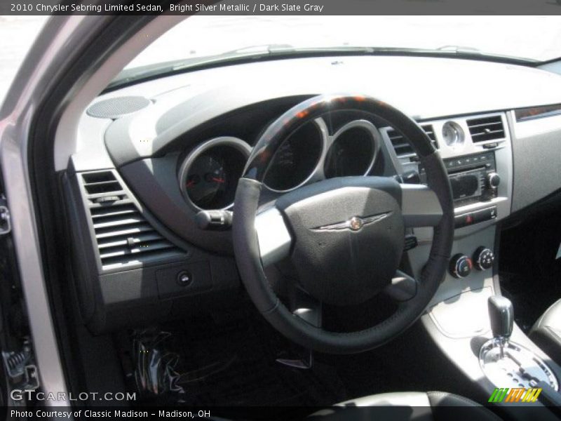 Bright Silver Metallic / Dark Slate Gray 2010 Chrysler Sebring Limited Sedan