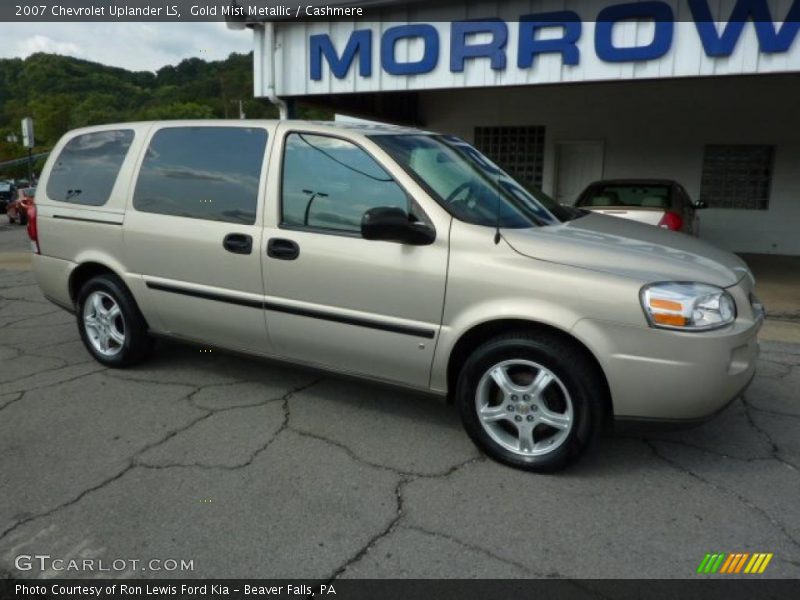 Gold Mist Metallic / Cashmere 2007 Chevrolet Uplander LS