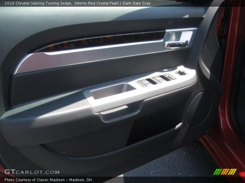 Inferno Red Crystal Pearl / Dark Slate Gray 2010 Chrysler Sebring Touring Sedan