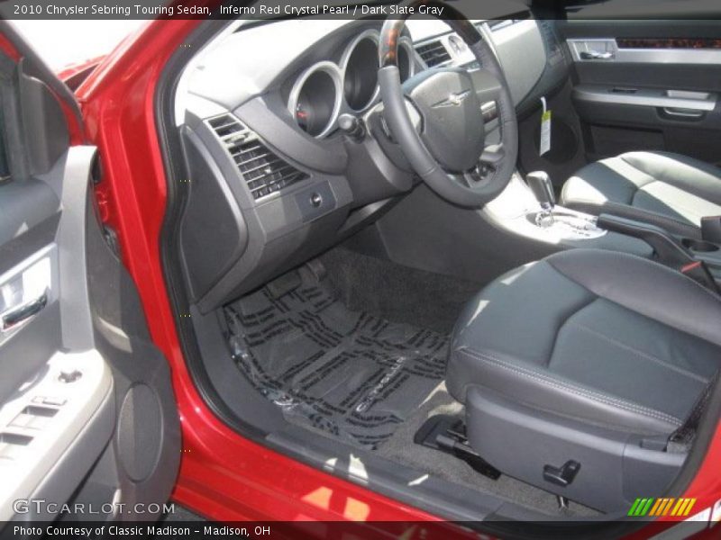 Inferno Red Crystal Pearl / Dark Slate Gray 2010 Chrysler Sebring Touring Sedan