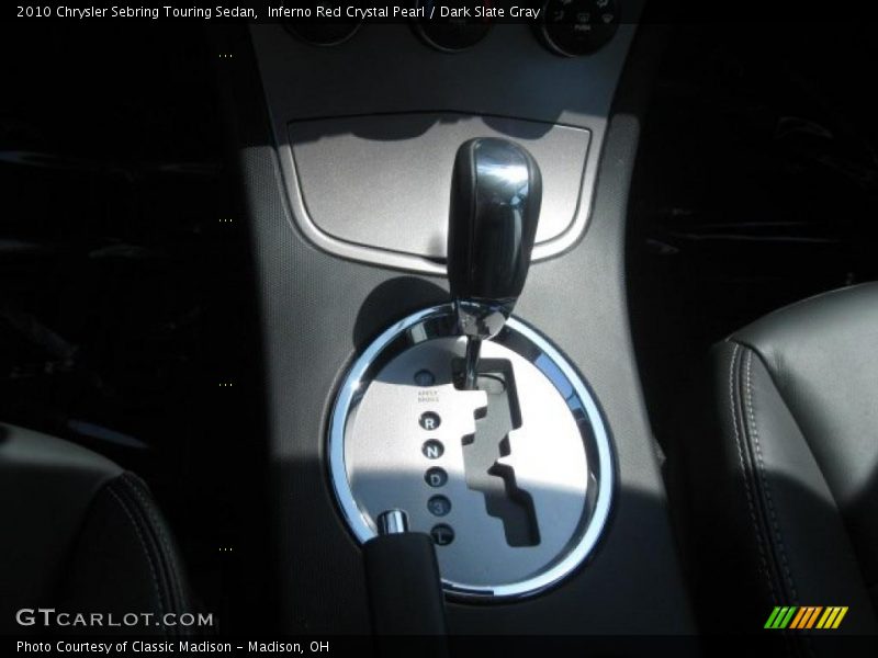 Inferno Red Crystal Pearl / Dark Slate Gray 2010 Chrysler Sebring Touring Sedan