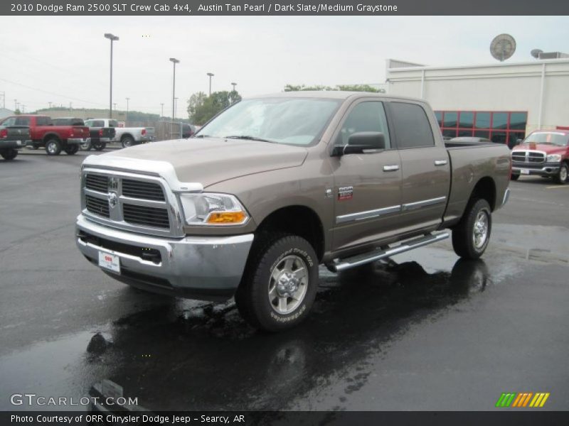 Austin Tan Pearl / Dark Slate/Medium Graystone 2010 Dodge Ram 2500 SLT Crew Cab 4x4