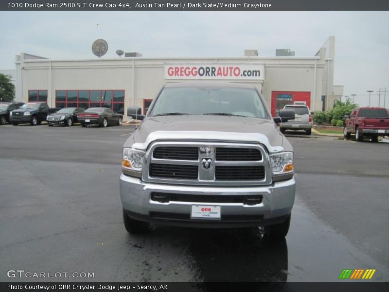 Austin Tan Pearl / Dark Slate/Medium Graystone 2010 Dodge Ram 2500 SLT Crew Cab 4x4