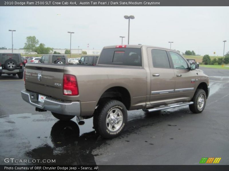 Austin Tan Pearl / Dark Slate/Medium Graystone 2010 Dodge Ram 2500 SLT Crew Cab 4x4