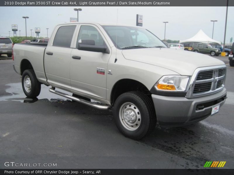 Light Graystone Pearl / Dark Slate/Medium Graystone 2010 Dodge Ram 3500 ST Crew Cab 4x4