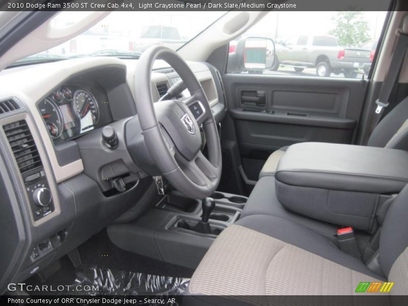 Light Graystone Pearl / Dark Slate/Medium Graystone 2010 Dodge Ram 3500 ST Crew Cab 4x4