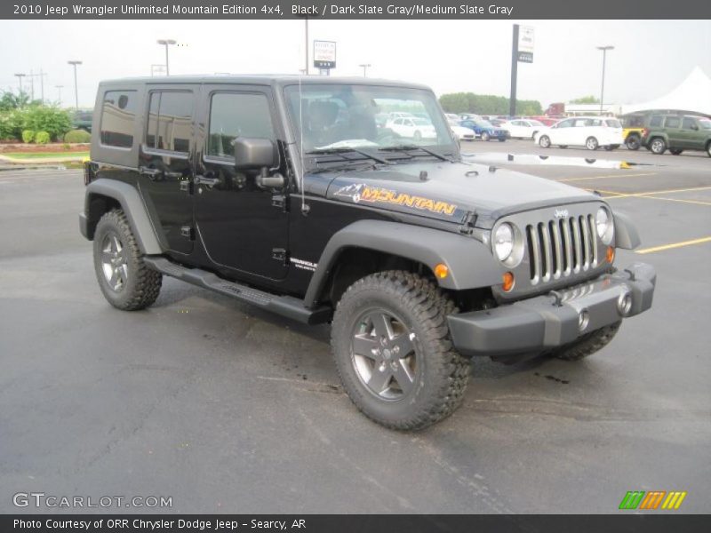 Black / Dark Slate Gray/Medium Slate Gray 2010 Jeep Wrangler Unlimited Mountain Edition 4x4