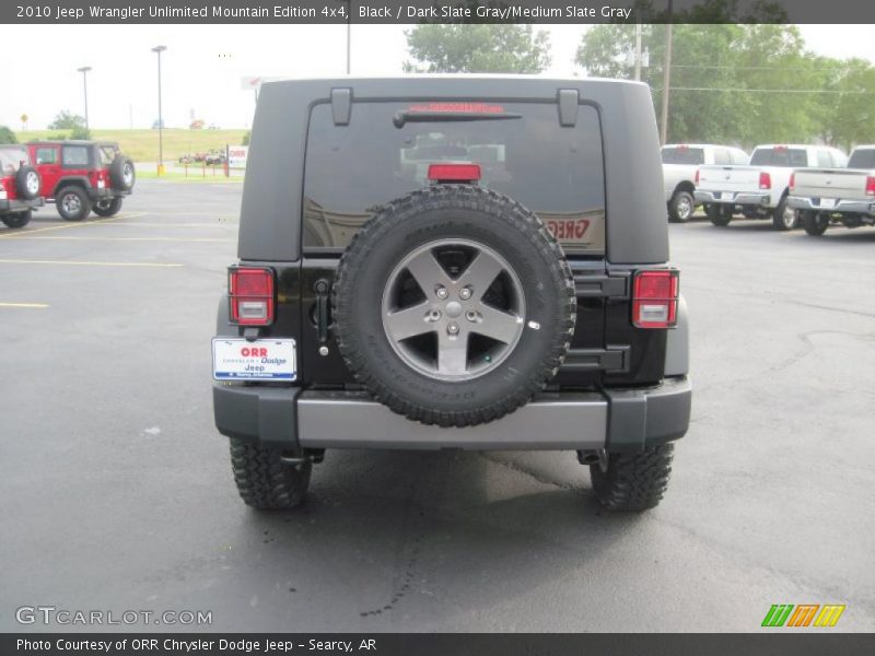 Black / Dark Slate Gray/Medium Slate Gray 2010 Jeep Wrangler Unlimited Mountain Edition 4x4