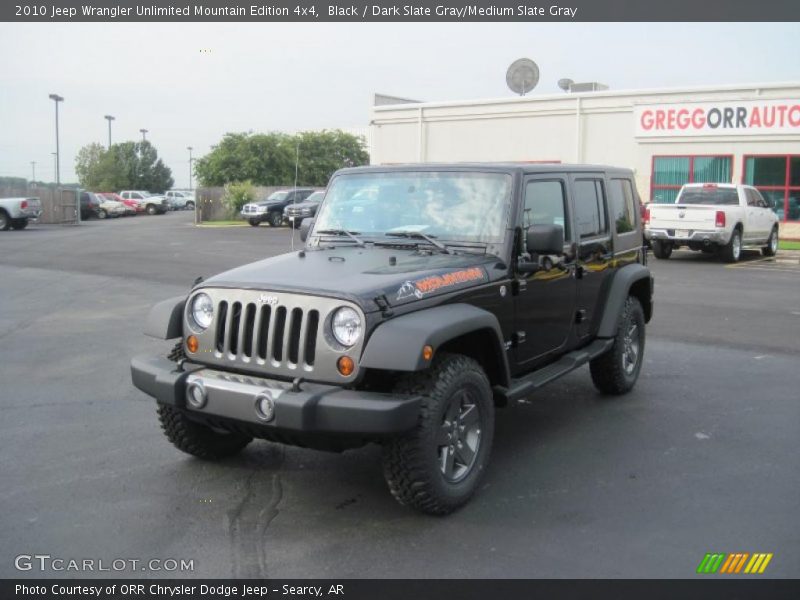 Black / Dark Slate Gray/Medium Slate Gray 2010 Jeep Wrangler Unlimited Mountain Edition 4x4