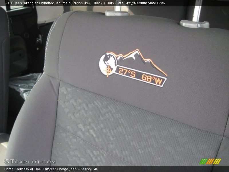 Black / Dark Slate Gray/Medium Slate Gray 2010 Jeep Wrangler Unlimited Mountain Edition 4x4