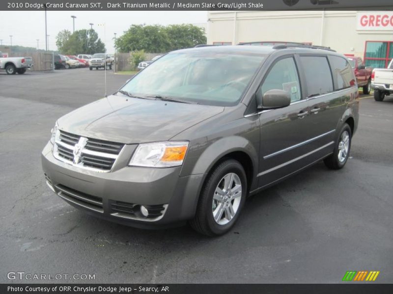 Dark Titanium Metallic / Medium Slate Gray/Light Shale 2010 Dodge Grand Caravan SXT