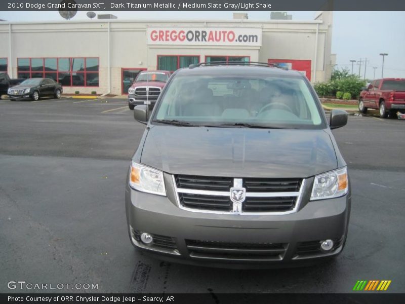 Dark Titanium Metallic / Medium Slate Gray/Light Shale 2010 Dodge Grand Caravan SXT