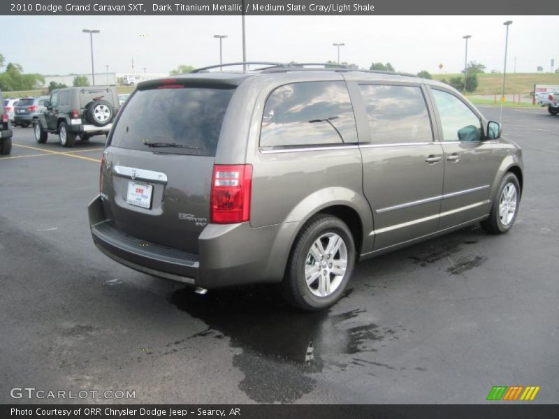 Dark Titanium Metallic / Medium Slate Gray/Light Shale 2010 Dodge Grand Caravan SXT