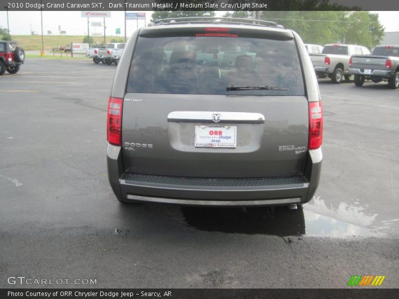 Dark Titanium Metallic / Medium Slate Gray/Light Shale 2010 Dodge Grand Caravan SXT