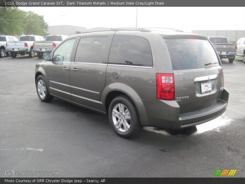 Dark Titanium Metallic / Medium Slate Gray/Light Shale 2010 Dodge Grand Caravan SXT