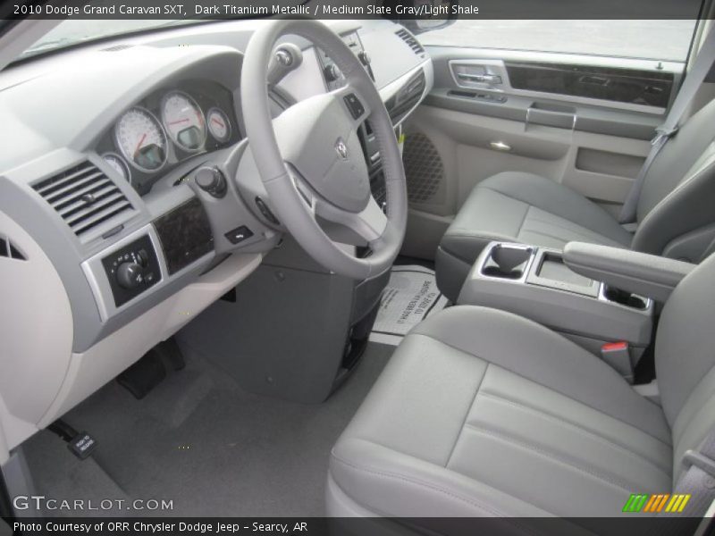 Dark Titanium Metallic / Medium Slate Gray/Light Shale 2010 Dodge Grand Caravan SXT
