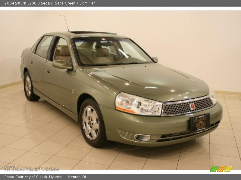 Sage Green / Light Tan 2004 Saturn L300 3 Sedan