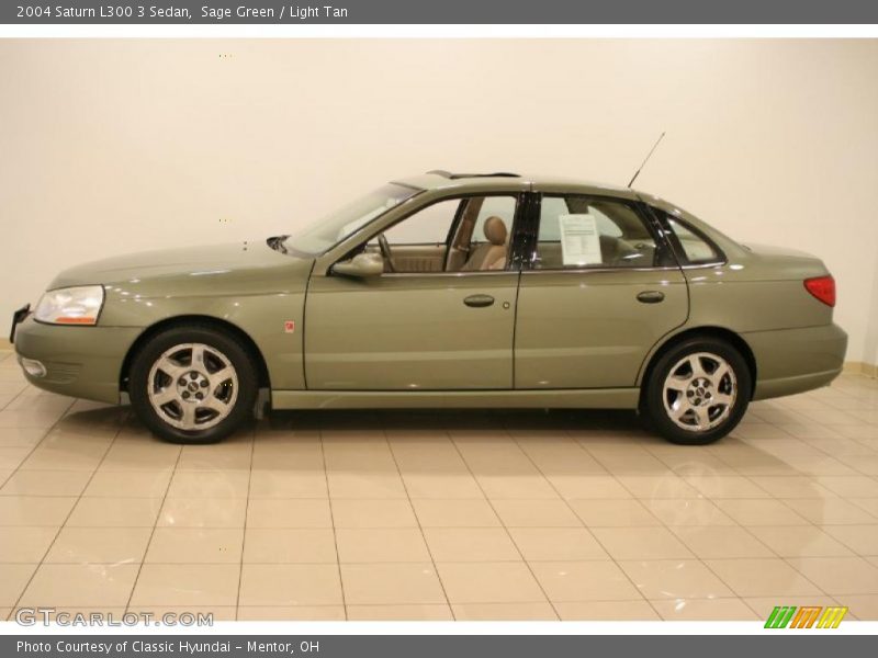 Sage Green / Light Tan 2004 Saturn L300 3 Sedan