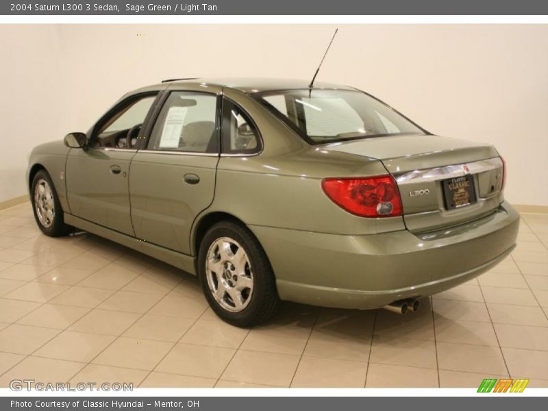 Sage Green / Light Tan 2004 Saturn L300 3 Sedan
