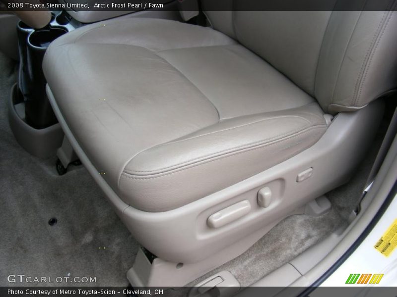 Arctic Frost Pearl / Fawn 2008 Toyota Sienna Limited