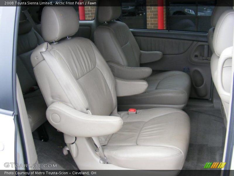 Arctic Frost Pearl / Fawn 2008 Toyota Sienna Limited