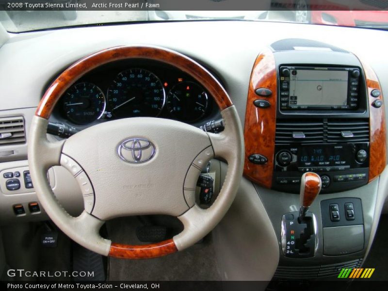 Arctic Frost Pearl / Fawn 2008 Toyota Sienna Limited