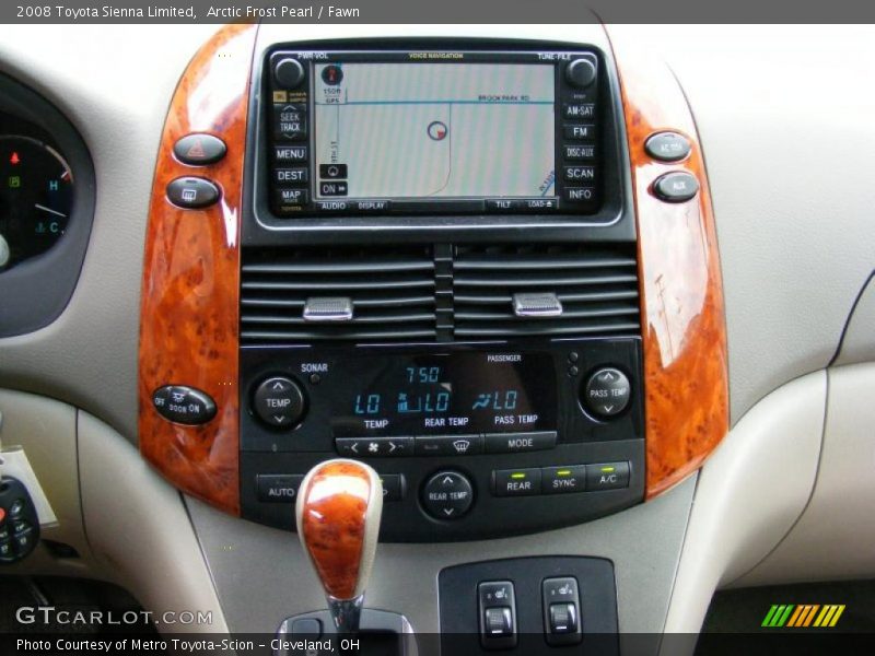 Arctic Frost Pearl / Fawn 2008 Toyota Sienna Limited
