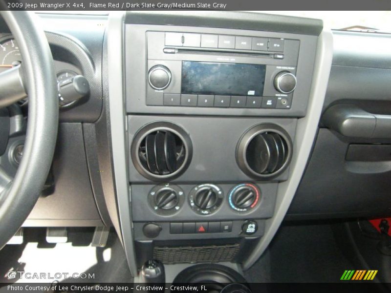 Flame Red / Dark Slate Gray/Medium Slate Gray 2009 Jeep Wrangler X 4x4