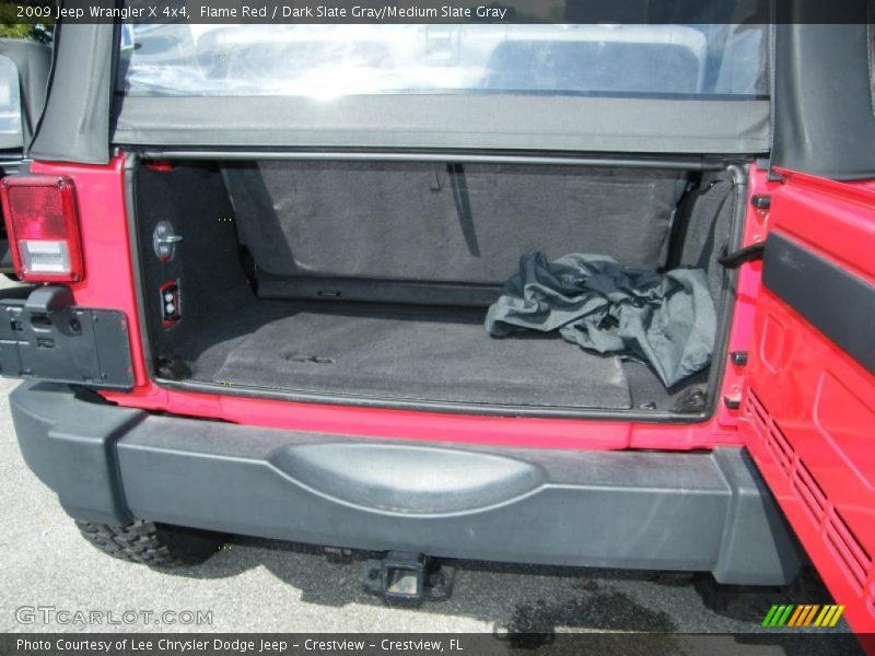 Flame Red / Dark Slate Gray/Medium Slate Gray 2009 Jeep Wrangler X 4x4