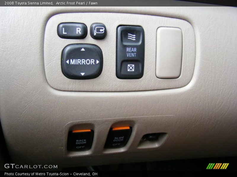 Arctic Frost Pearl / Fawn 2008 Toyota Sienna Limited
