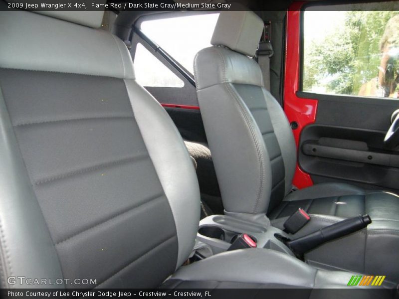 Flame Red / Dark Slate Gray/Medium Slate Gray 2009 Jeep Wrangler X 4x4