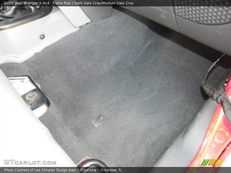 Flame Red / Dark Slate Gray/Medium Slate Gray 2009 Jeep Wrangler X 4x4