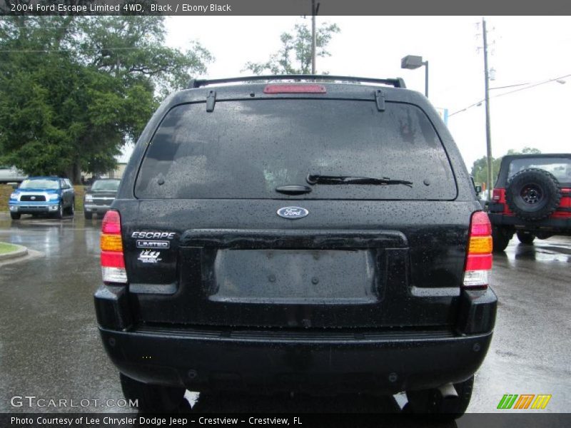 Black / Ebony Black 2004 Ford Escape Limited 4WD