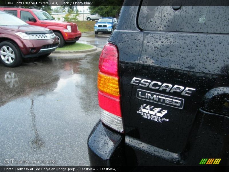 Black / Ebony Black 2004 Ford Escape Limited 4WD