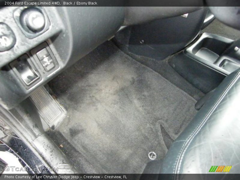 Black / Ebony Black 2004 Ford Escape Limited 4WD