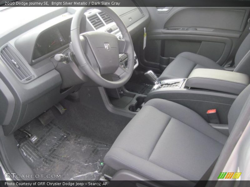 Bright Silver Metallic / Dark Slate Gray 2010 Dodge Journey SE