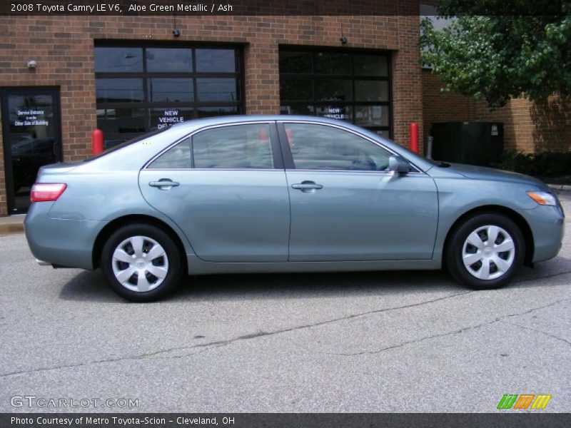 Aloe Green Metallic / Ash 2008 Toyota Camry LE V6