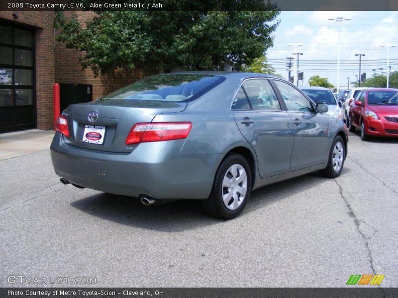 Aloe Green Metallic / Ash 2008 Toyota Camry LE V6