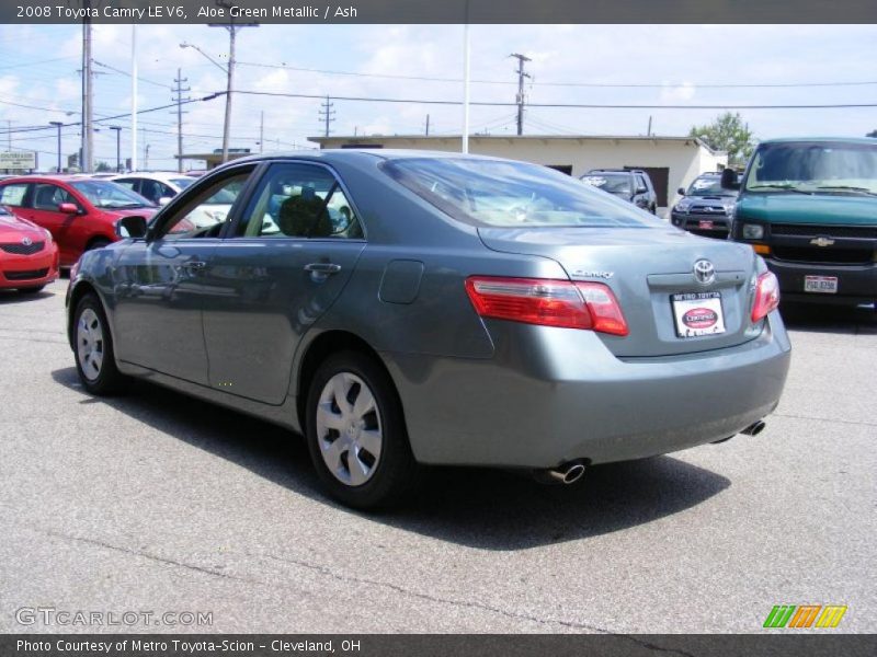 Aloe Green Metallic / Ash 2008 Toyota Camry LE V6